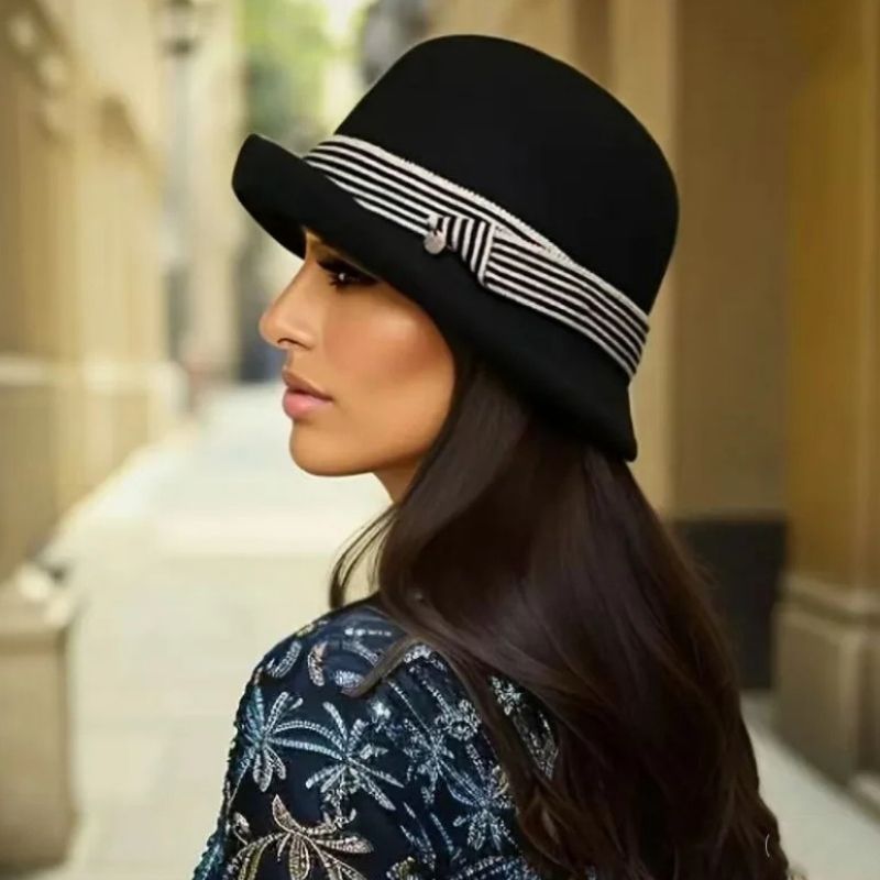 Céleste Basin Wool Cloche