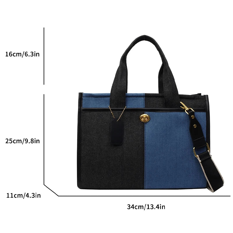 Retro Style. Modern Ease. Our best-selling denim tote is back — limited stock only!