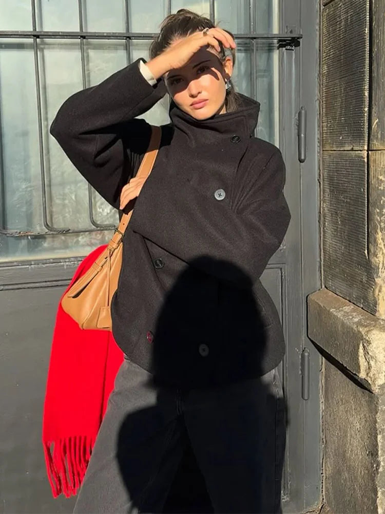 Everlane Edit | Double-Breasted High Collar