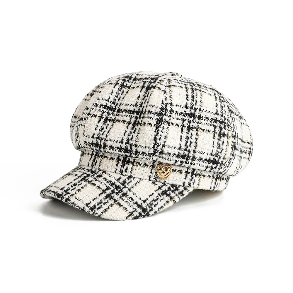 Breton Plaid Baker Cap