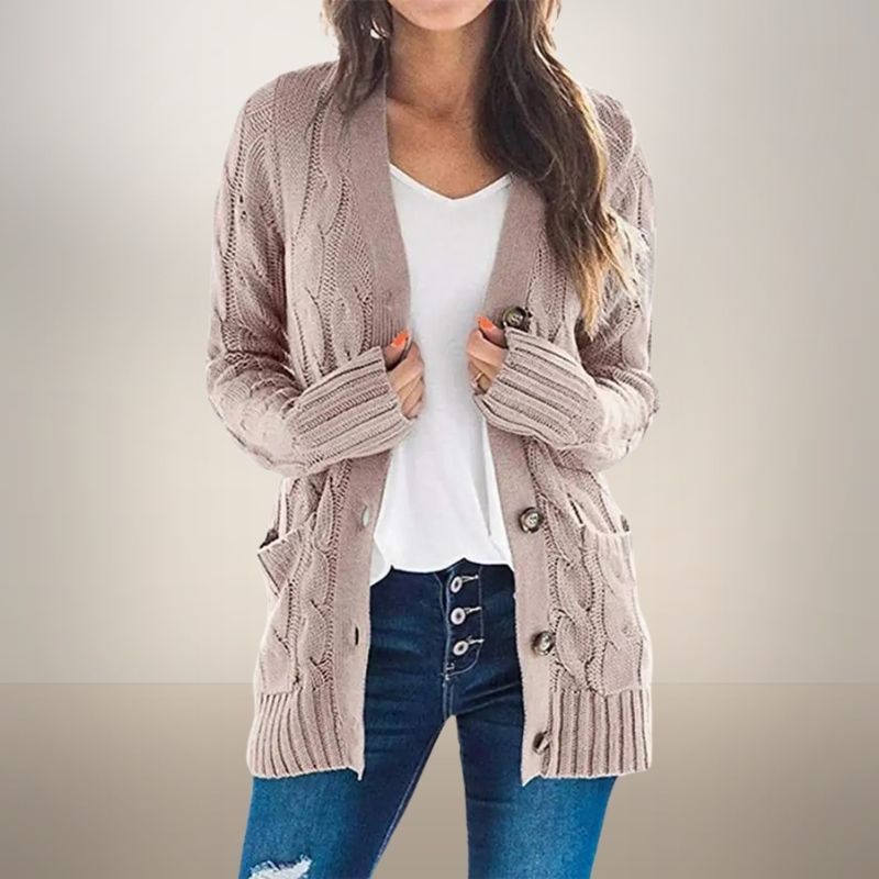 Everyday Soft Knit Button Cardigan