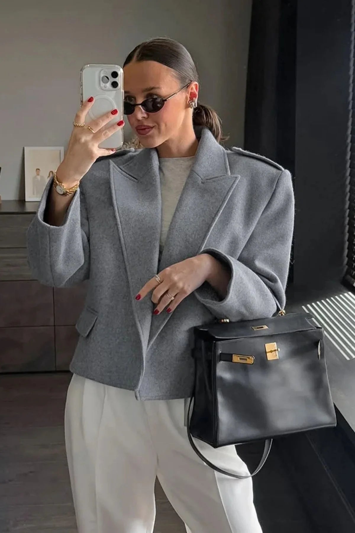 Crosby Blazer — Oversized Tailored Jacket