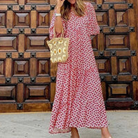 Isla | Printed Boho Maxi Dress