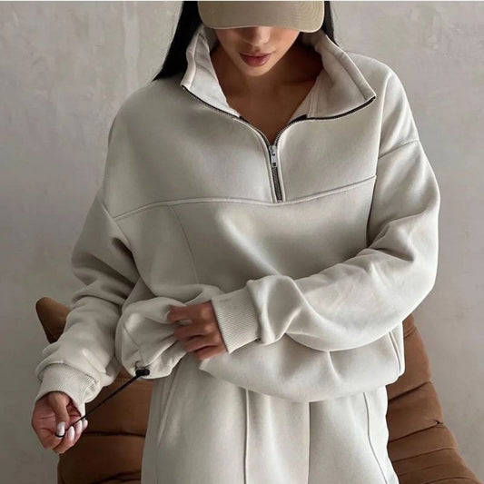 Off Duty Half-Zip Set