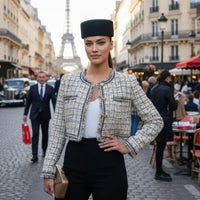 Colette — 100% Wool Felt Pillbox Hat