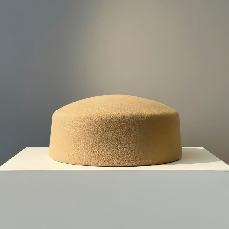 Colette — 100% Wool Felt Pillbox Hat