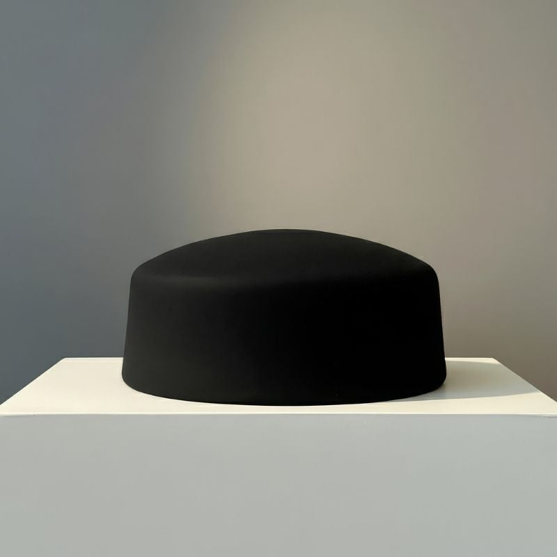 Colette — 100% Wool Felt Pillbox Hat