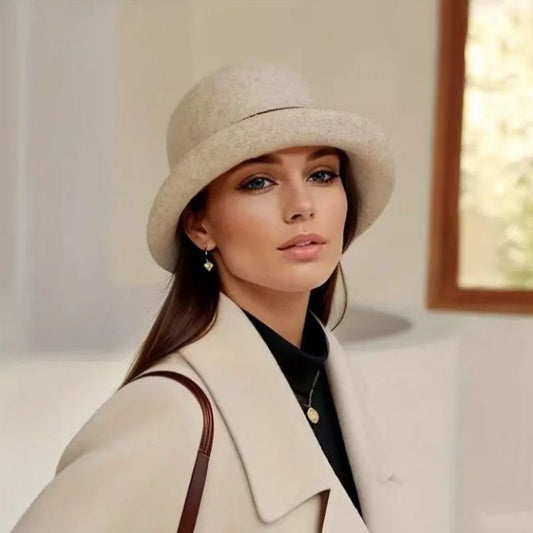 Céleste Basin Wool Cloche