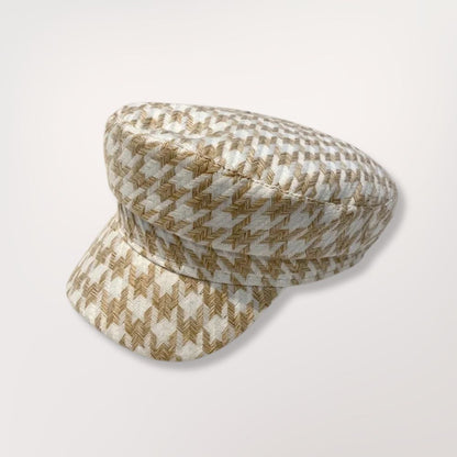 Belleville Houndstooth Flat Beret