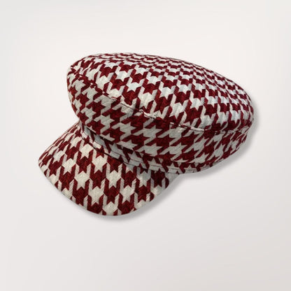 Belleville Houndstooth Flat Beret
