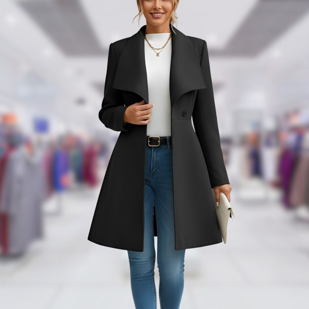 Rutherford — Double-Breasted Flare Coat