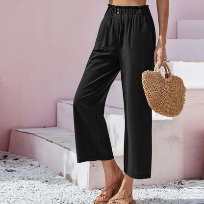 High-Waisted Wide Leg Pants