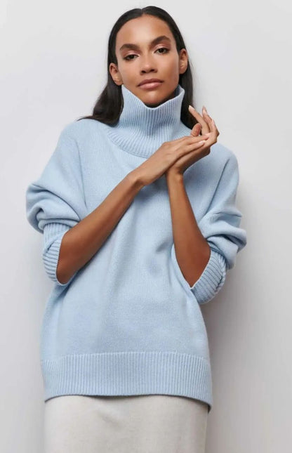 Elara Mock Neck Pullover