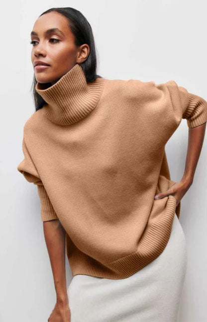 Elara Mock Neck Pullover