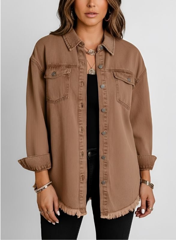 The Longline Denim Shirt