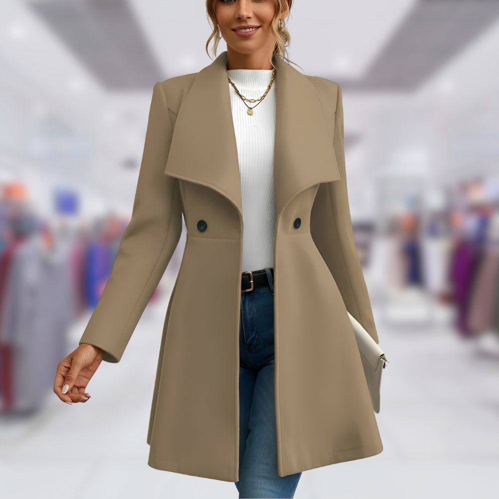 Rutherford — Double-Breasted Flare Coat