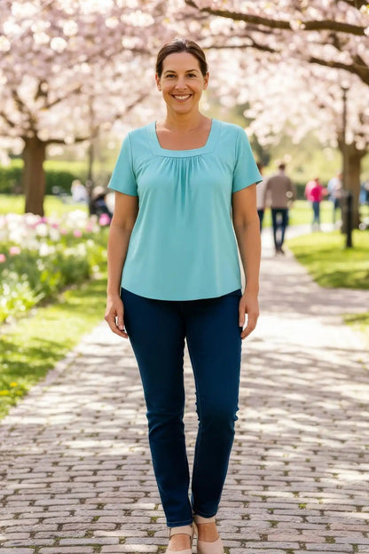 Margot | Pleated Everyday Blouse