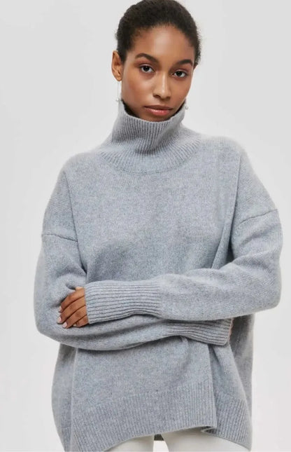 Elara Mock Neck Pullover
