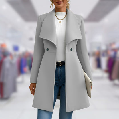 Rutherford — Double-Breasted Flare Coat