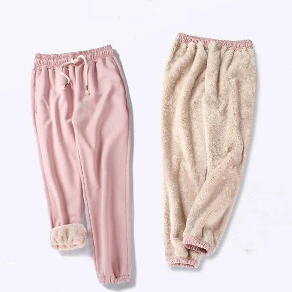 Alexandra | Women’s Winter Warm Fleece Trousers - Thick, Cozy, and Stylish! - Solaced Living