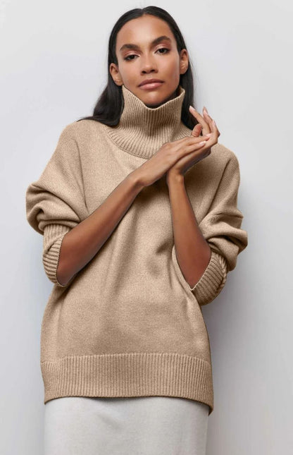 Elara Mock Neck Pullover