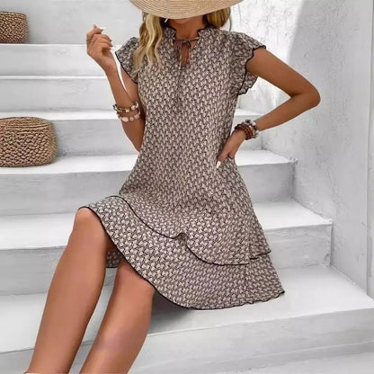 Soleil | Elegant Boho Mini Dress