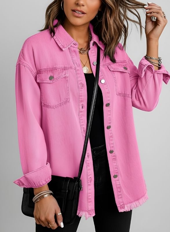 The Longline Denim Shirt