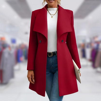 Rutherford — Double-Breasted Flare Coat