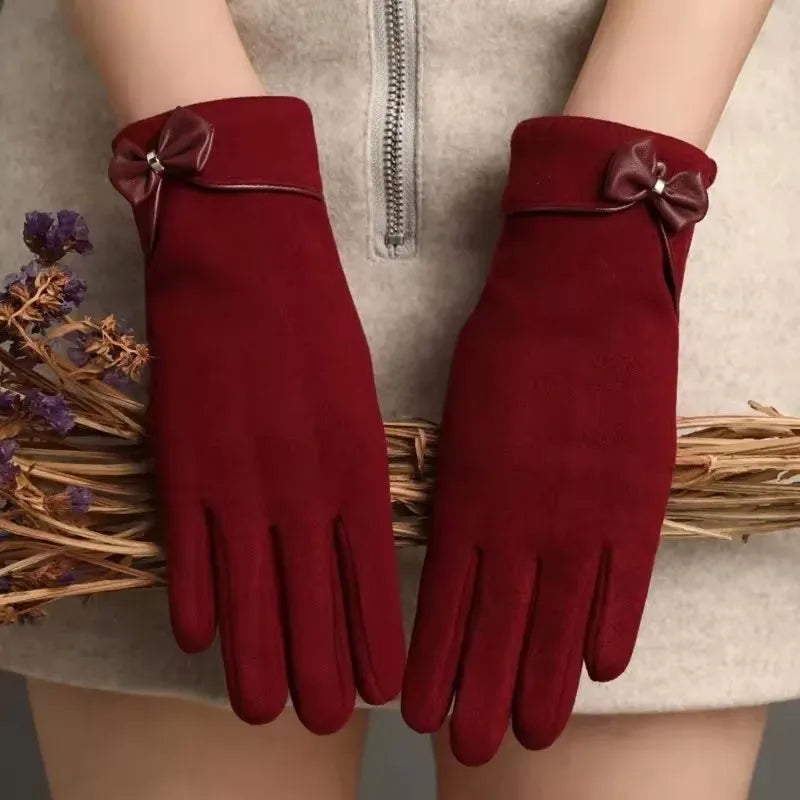 Uptown Plush Knit Gloves
