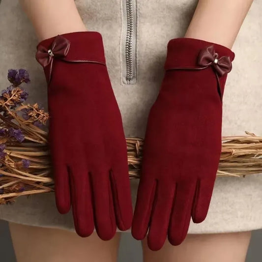 Uptown Plush Knit Gloves