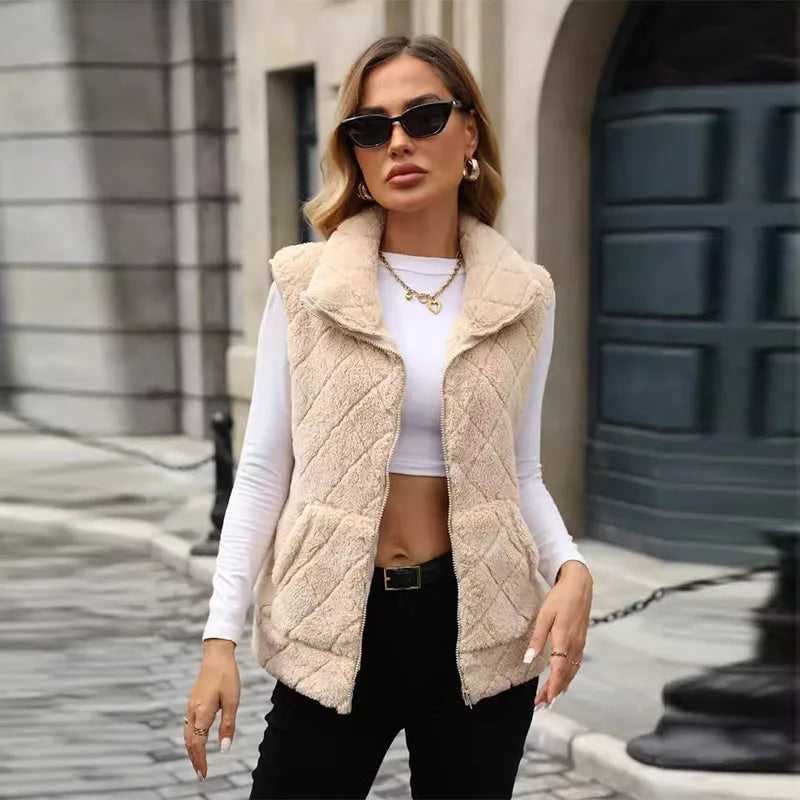 Pembroke - Turn-Down Quilted Zip Vest