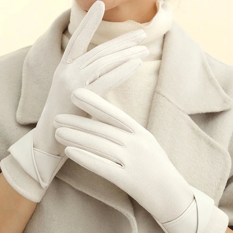 Rue Classic Micro-Suede Gloves