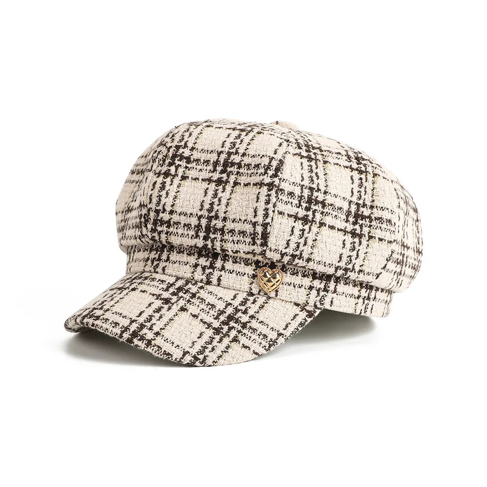 Breton Plaid Baker Cap