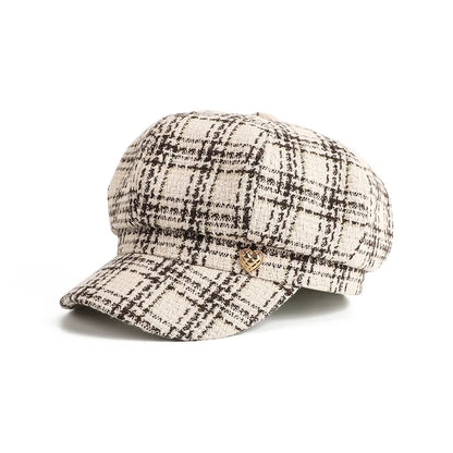 Breton Plaid Baker Cap