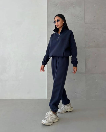 Off Duty Half-Zip Set