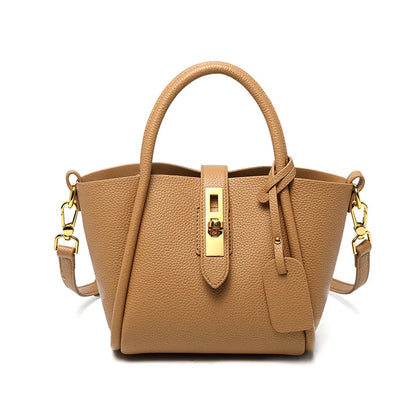 Juliette Classic Leather Bucket Bag