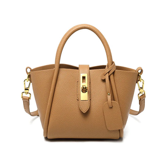 Juliette Classic Leather Bucket Bag