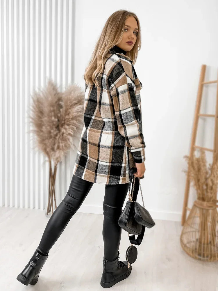 Camden | Plaid Shirt Jacket