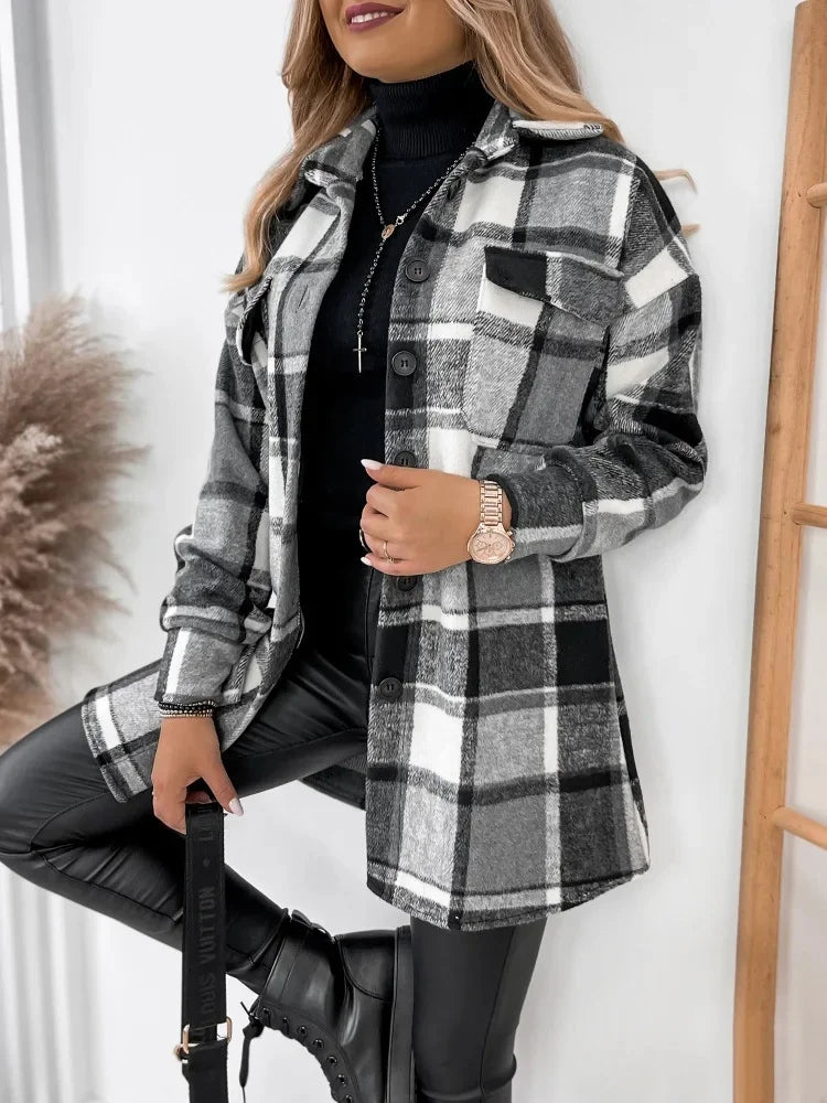 Camden | Plaid Shirt Jacket