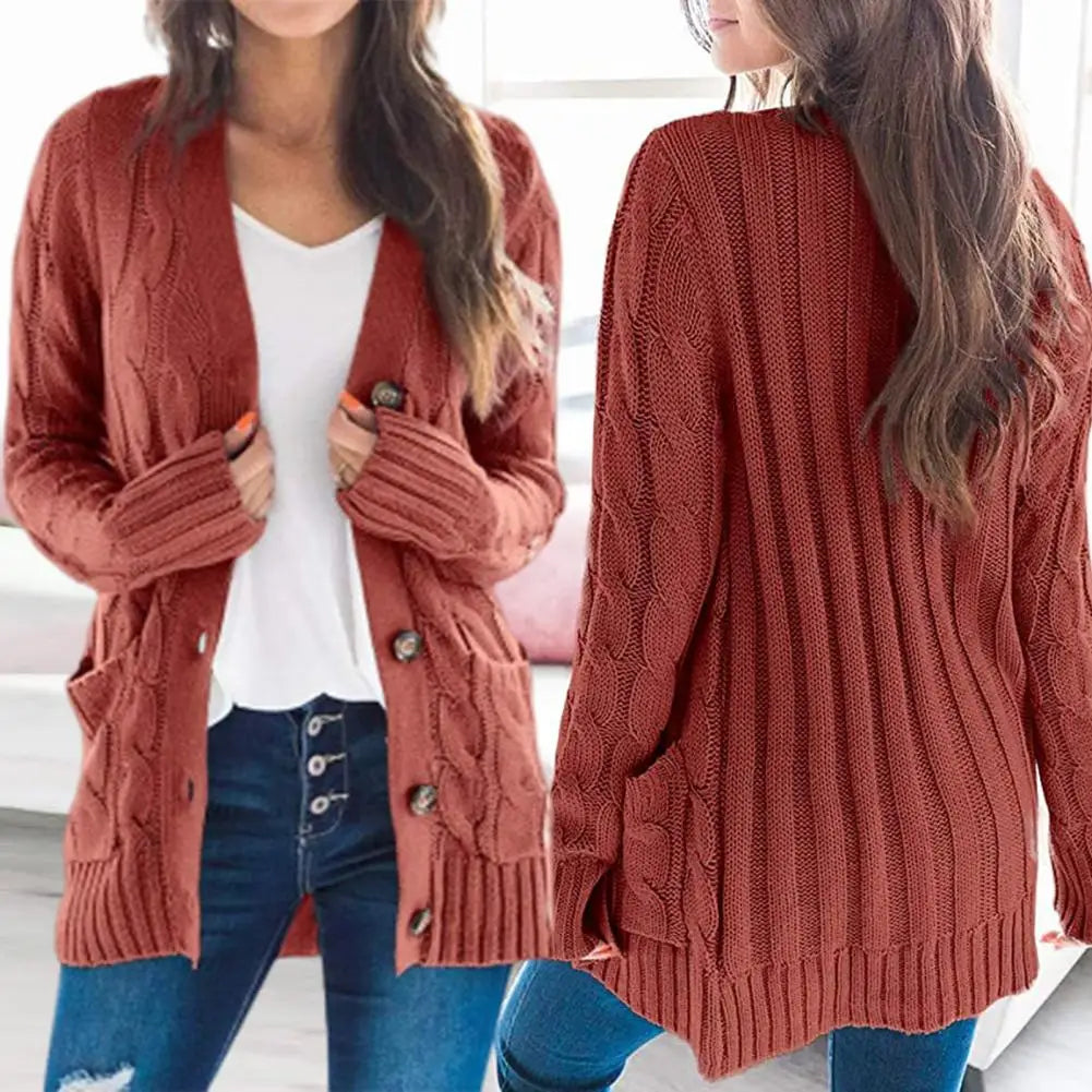 Everyday Soft Knit Button Cardigan
