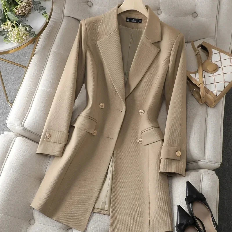 Mont Clair Atelier — Double-Breasted Longline Coat