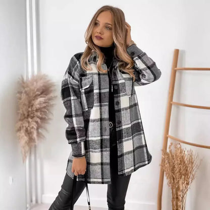 Camden | Plaid Shirt Jacket