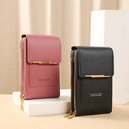 LuxeTouch Crossbody Wallet - Effortless Style, Everyday Convenience.