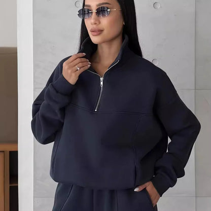 Off Duty Half-Zip Set