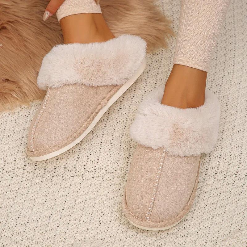 Plush Winter Slippers - Solaced Living