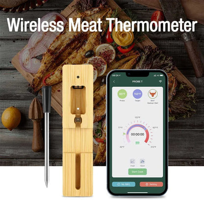 Smart Bluetooth Meat Thermometer – Wireless Digital Kitchen Probe
