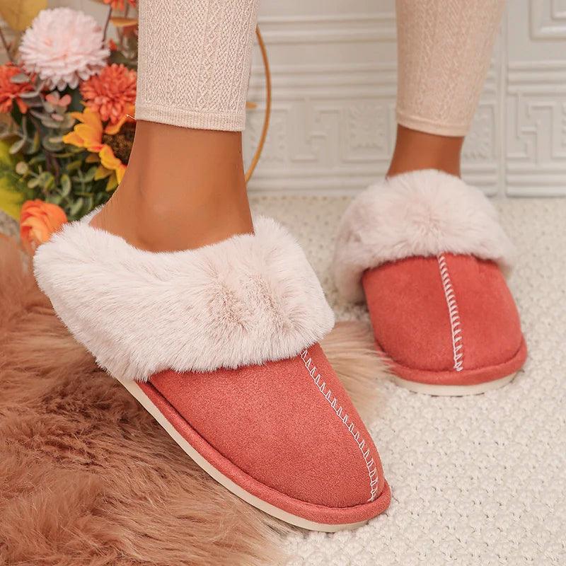 Plush Winter Slippers - Solaced Living