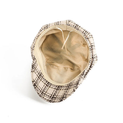 Breton Plaid Baker Cap