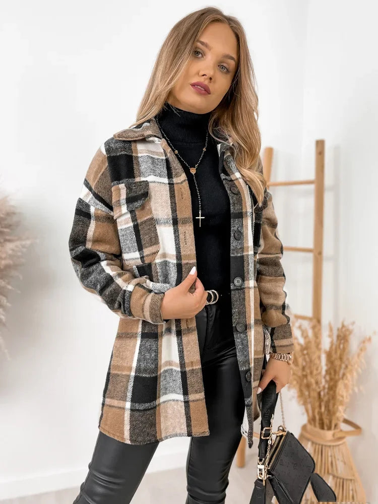 Camden | Plaid Shirt Jacket