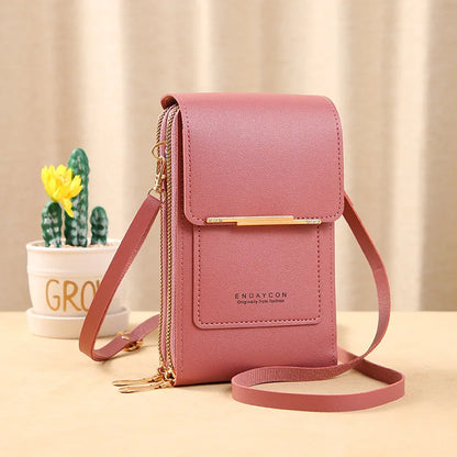 LuxeTouch Crossbody Wallet - Effortless Style, Everyday Convenience.